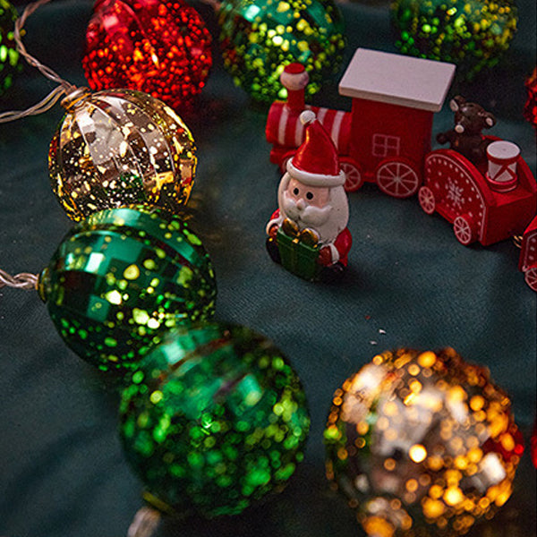 Norvo | Moderne Art Deco Batteri USB Plast Stjerne Ball Juletrær Decoration LED Lys Snor For Soverom