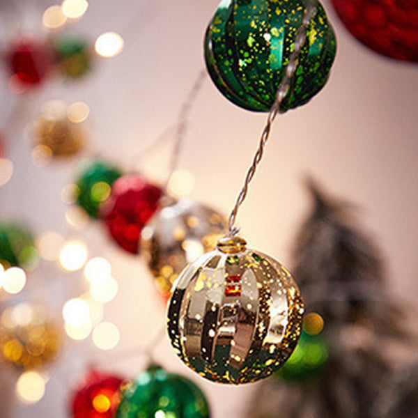 Skanto | Moderne Art Deco Batteri USB Plast Stjerne Ball Juletrær Decoration LED Lys Snor For Soverom