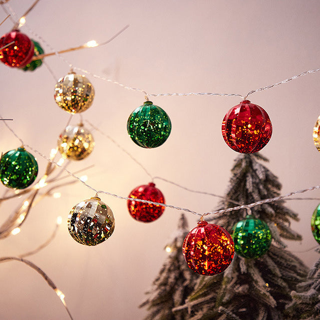 Norvo | Moderne Art Deco Batteri USB Plast Stjerne Ball Juletrær Decoration LED Lys Snor For Soverom