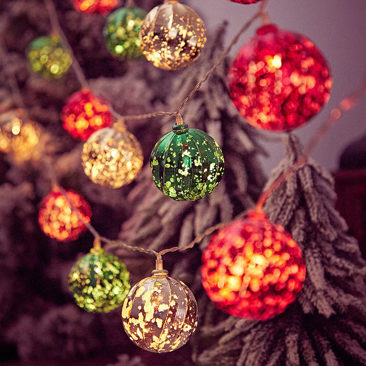 Skanto | Moderne Art Deco Batteri USB Plast Stjerne Ball Juletrær Decoration LED Lys Snor For Soverom