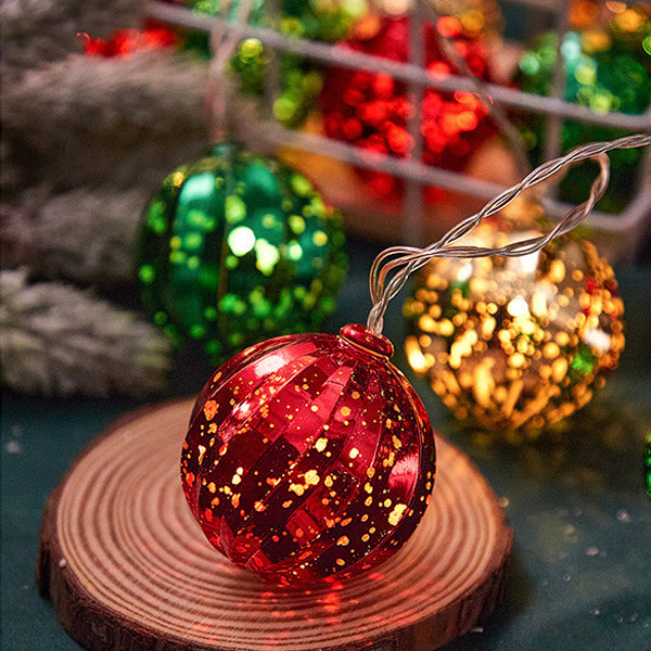 Skanto | Moderne Art Deco Batteri USB Plast Stjerne Ball Juletrær Decoration LED Lys Snor For Soverom