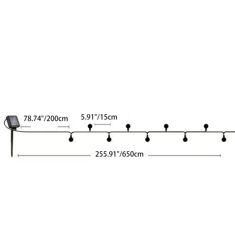 Norvo | Moderne Art Deco Solbatteri Vanntett PVC Rose Romantisk Dekorasjon LED Lyskjede For Hage