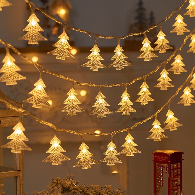 Skanto | Moderne Art Deco Batteri USB PVC Reinsdyr Snø Stjerne Jule Tre Dekorasjon LED Lyskede For Underholdningsrom