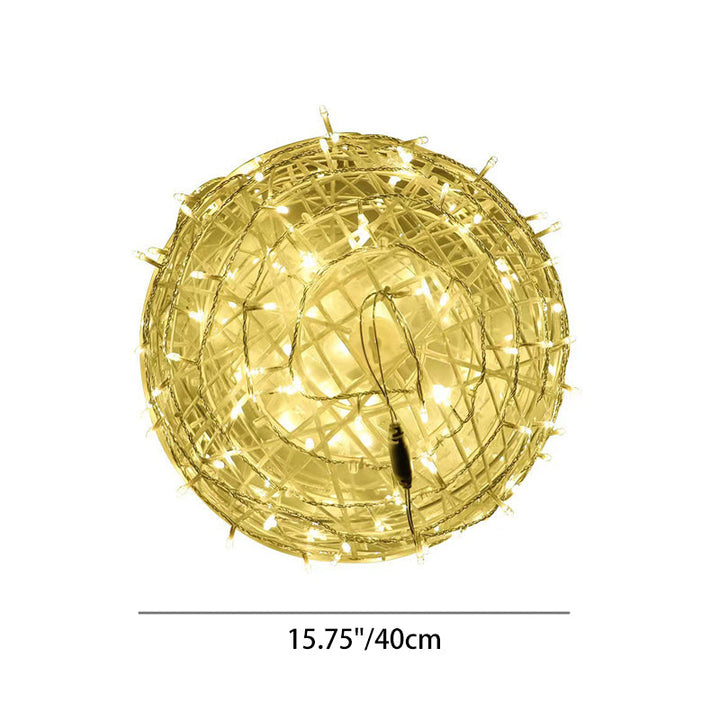 Moderne Art Deco Vanntett PVC Hengeball Dekorasjon LED Utendørs Pendellampe Utendørs Lys For Hage | Skanto