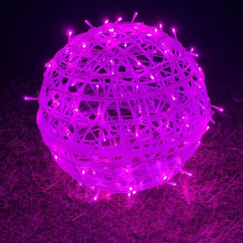 Moderne Art Deco Vanntett PVC Hengeball Dekorasjon LED Utendørs Pendellampe Utendørs Lys For Hage | Skanto
