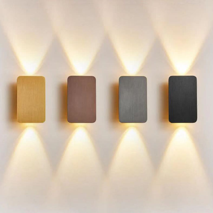 Skanto | Nordisk Minimalistisk Aluminium Rektangulær LED Vegglampe