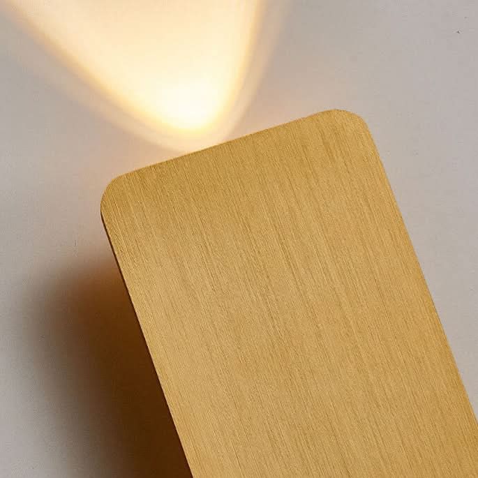 Skanto | Nordisk Minimalistisk Aluminium Rektangulær LED Vegglampe