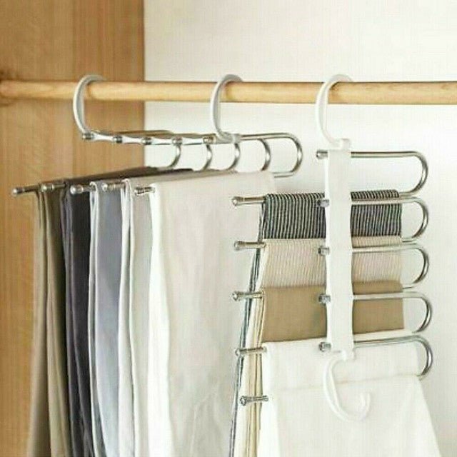 Skanto | RackHanger - 5 i 1 - Multifunksjonell - Plassbesparende - Praktisk - Stilig design