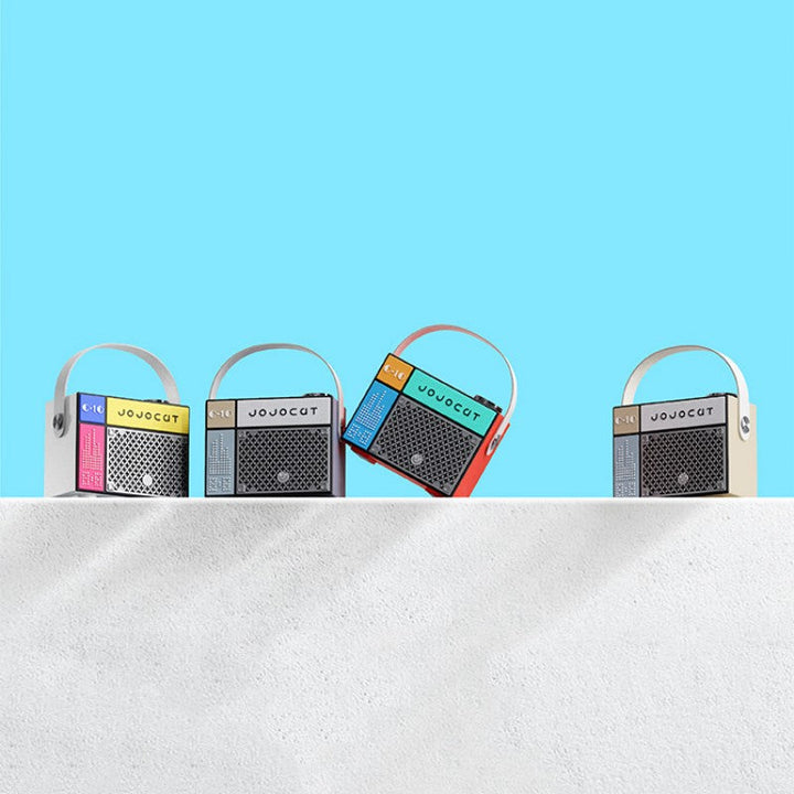 Skanto | Retro Mini Bærbar Trådløs Bluetooth Høyttaler