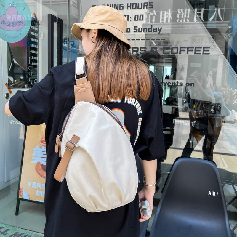 Skanto | Lærret Casual Minimalist Stor Kapasitet Enkel Skulder Crossbody Bag