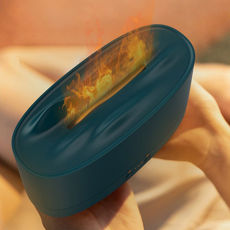 Skanto | 3D Flamme USB Hjem Stillhet Atmosfære Lys Luftfukter