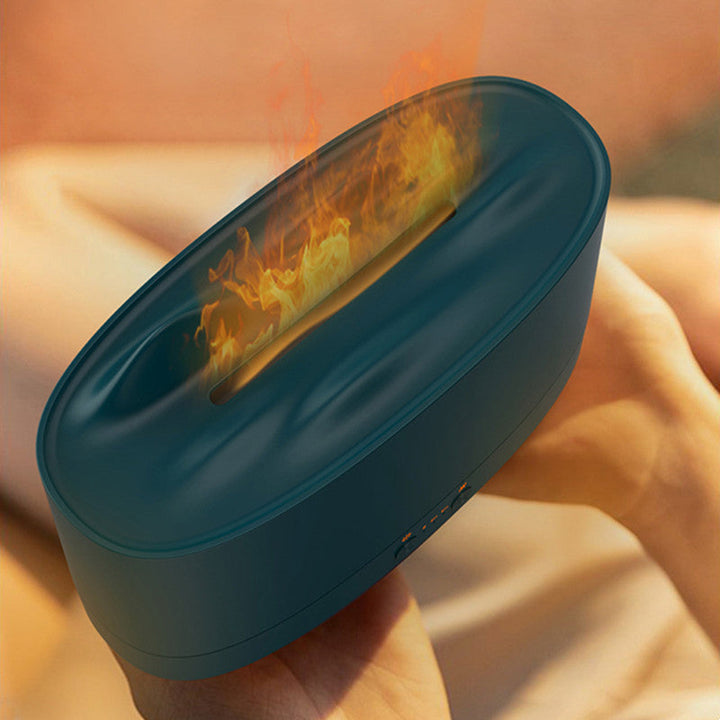 Skanto | 3D Flamme USB Hjem Stillhet Atmosfære Lys Luftfukter