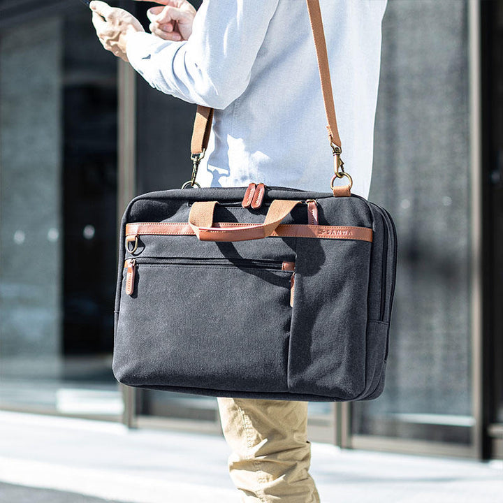 Skanto | Retro Casual Crossbody Ryggsekk med Laptoprom