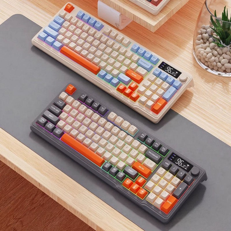 Skanto | Oppladbart Stille Dual Mode Bluetooth Trådløst Tastatur