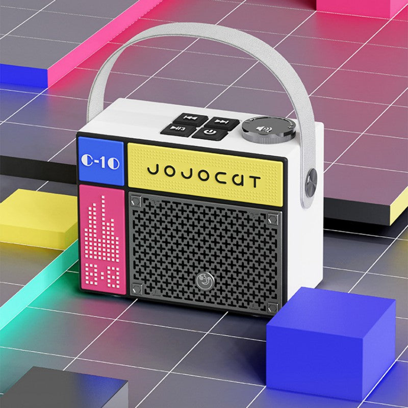 Skanto | Retro Mini Bærbar Trådløs Bluetooth Høyttaler