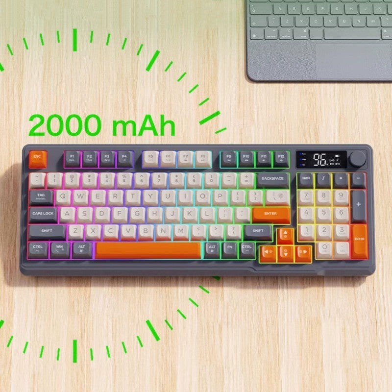 Skanto | Oppladbart Stille Dual Mode Bluetooth Trådløst Tastatur