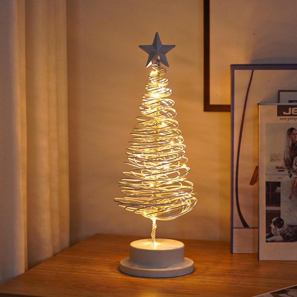 Skanto | Bordlampe med LED-lamper og metalltre