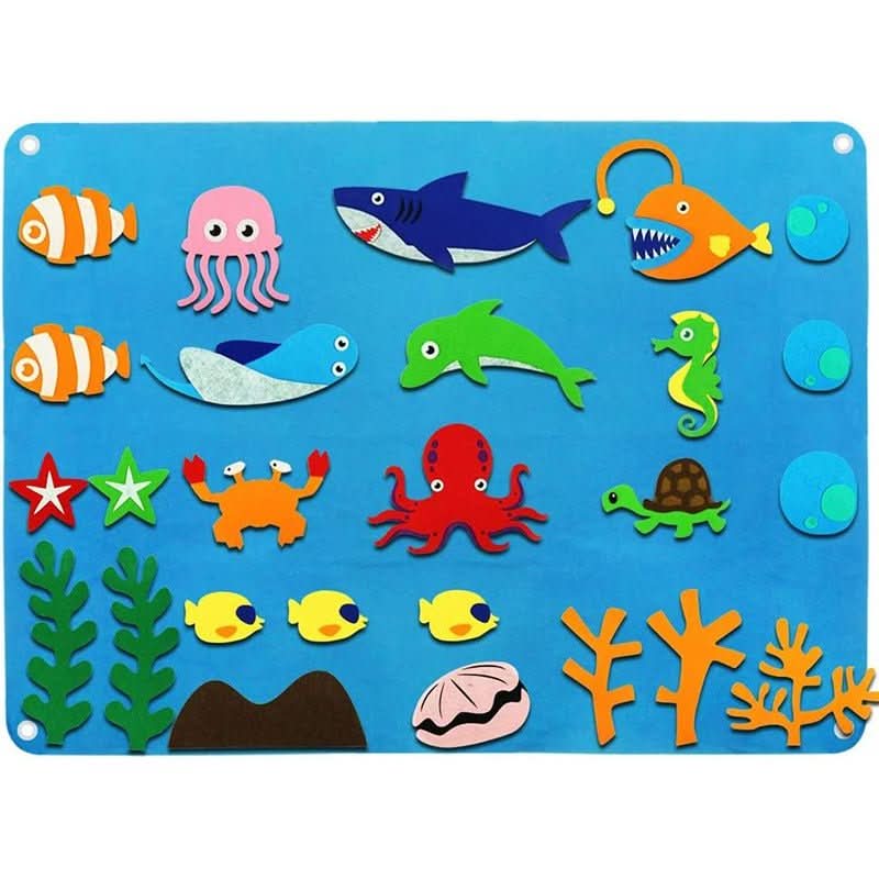 Skanto | ImagiFelt Playboard – Kreativt taktilt spill for barn for å fremme fantasi