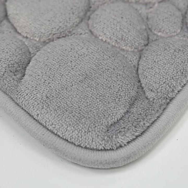 Skanto | 3-delt baderomsmatte sett laget av mikrofiber, sklisikker og absorberende