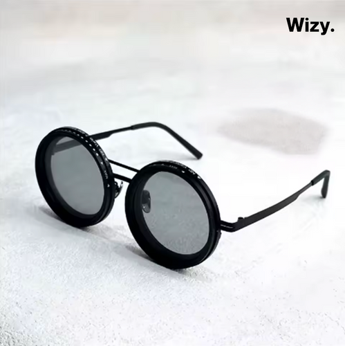 Skanto | ShadowSunglasses | Solbriller med svarte linser Stilig UV-beskyttelse Motemode