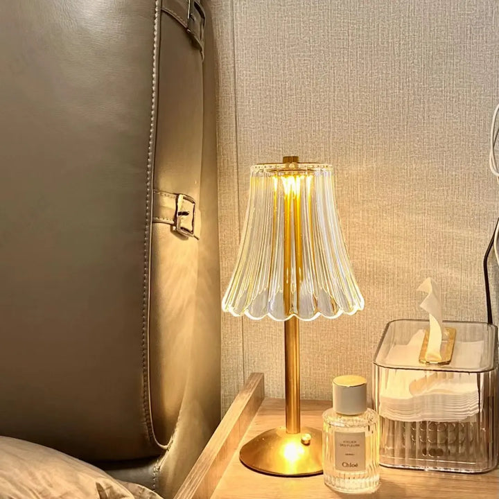 GlamLight Thread Lamp with Crystal Decor and Dimmable Lighting | Skanto