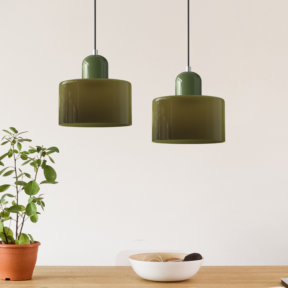 Skanto | Moderne lampe med farget glass og geometrisk form