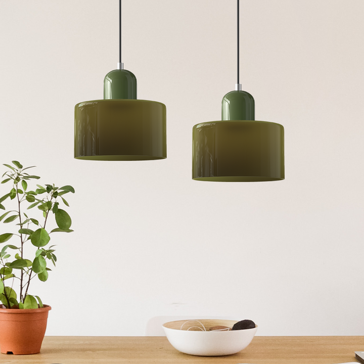 Skanto | Moderne lampe med farget glass og geometrisk form