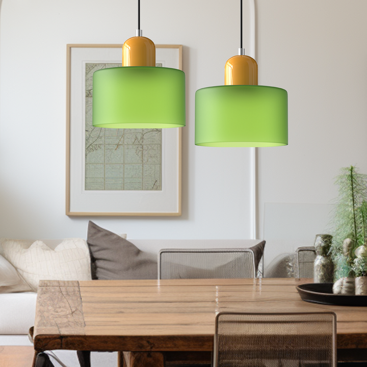 Skanto | Moderne lampe med farget glass og geometrisk form