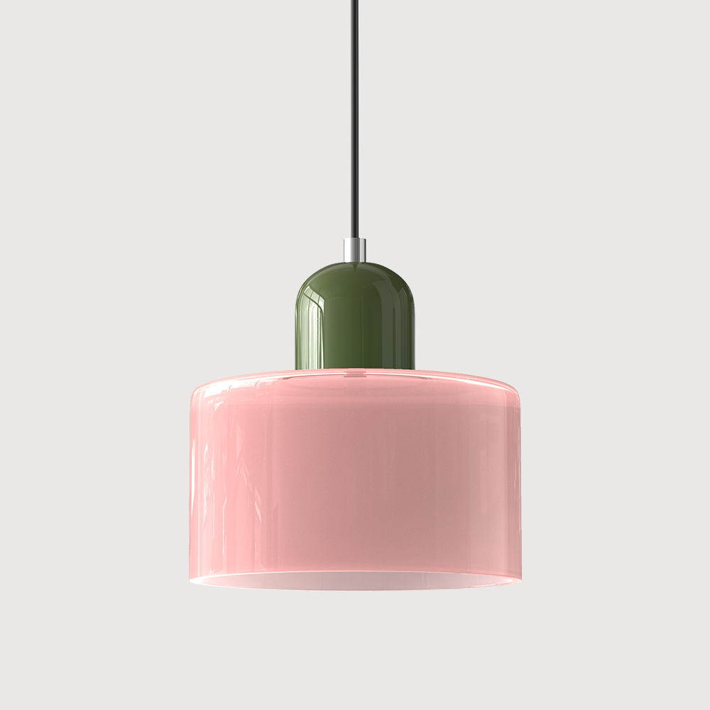 Skanto | Moderne lampe med farget glass og geometrisk form
