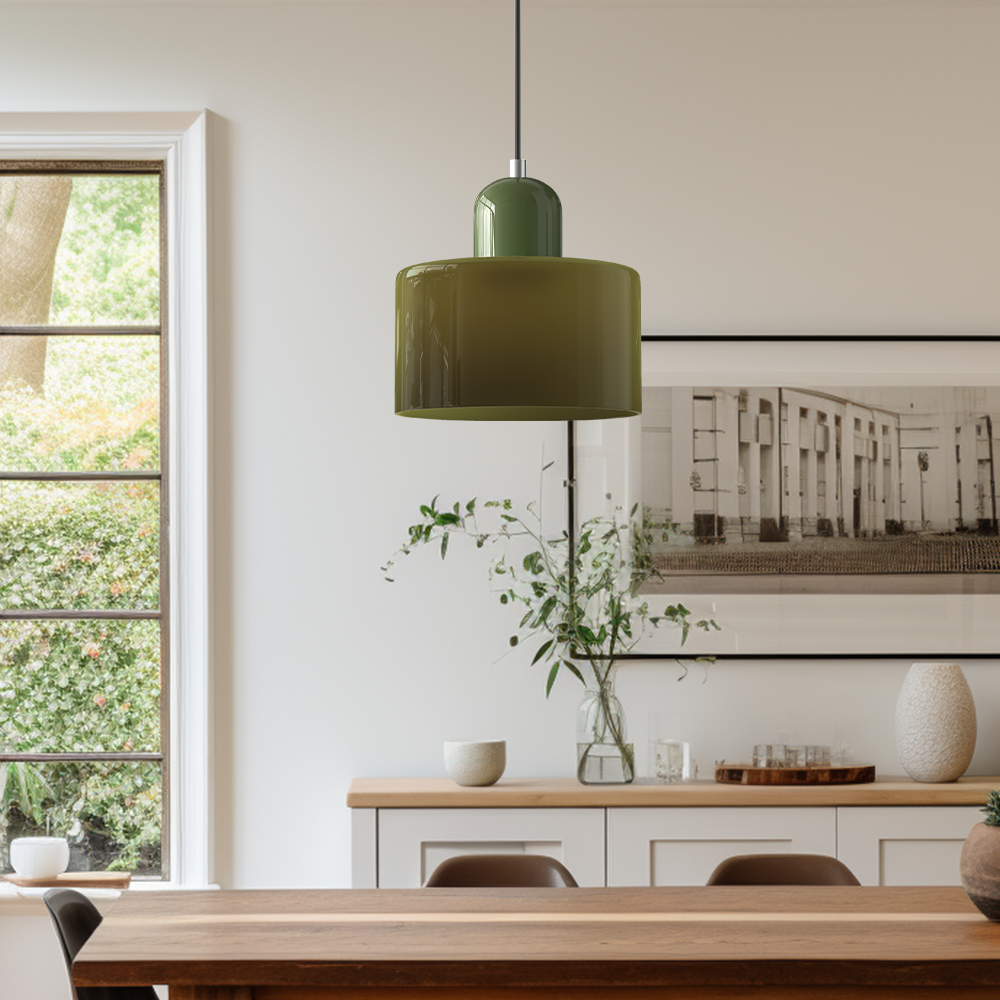 Skanto | Moderne lampe med farget glass og geometrisk form