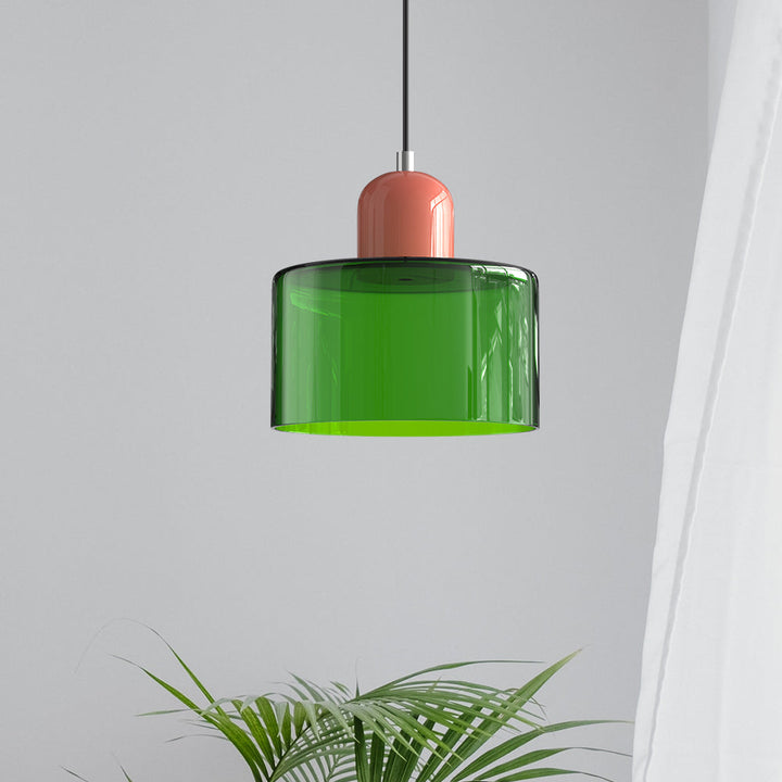 Skanto | Moderne lampe med farget glass og geometrisk form