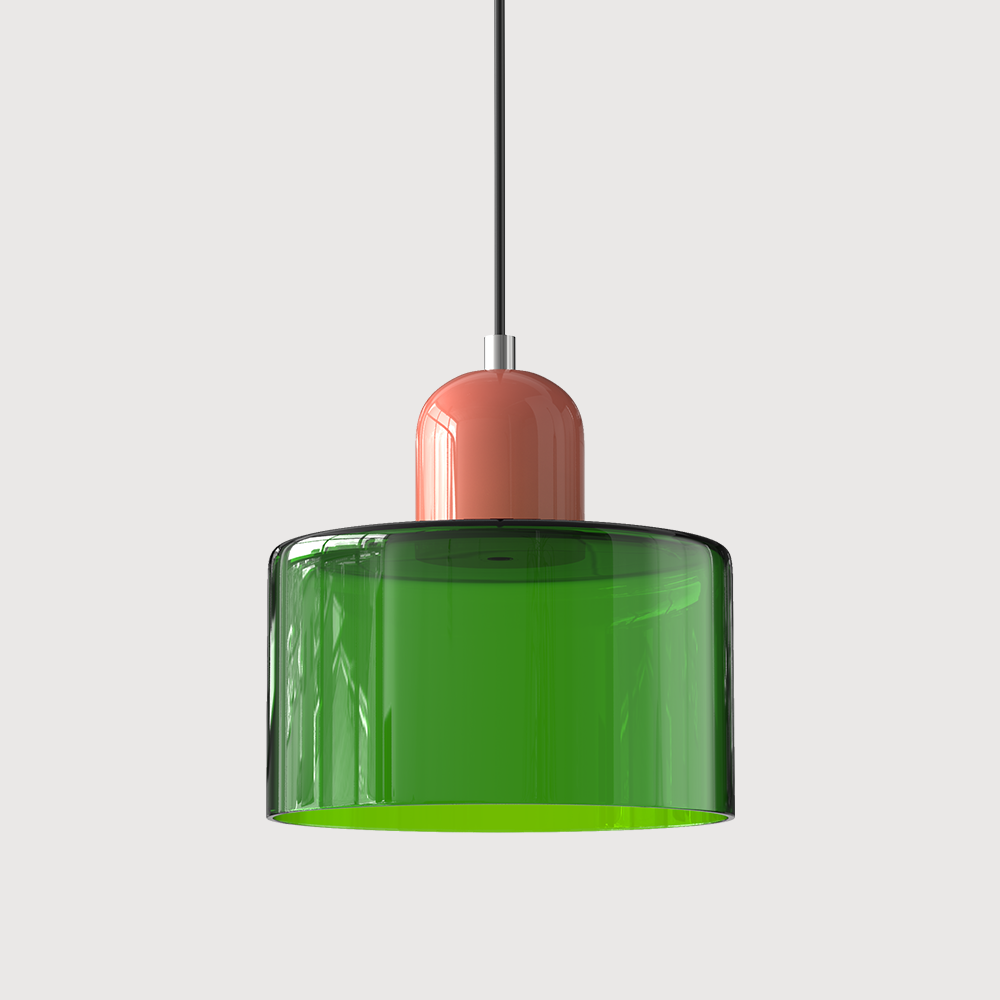 Skanto | Moderne lampe med farget glass og geometrisk form