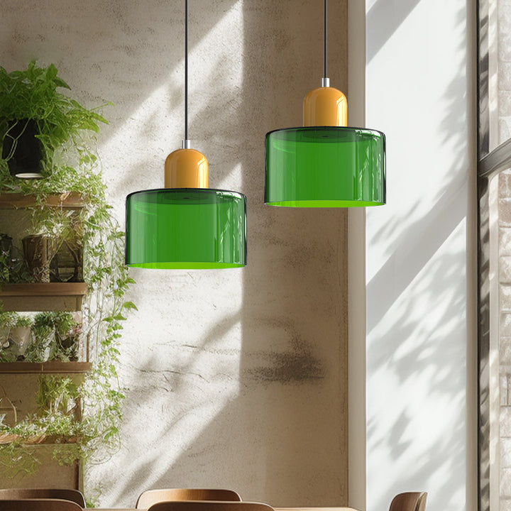 Skanto | Moderne lampe med farget glass og geometrisk form