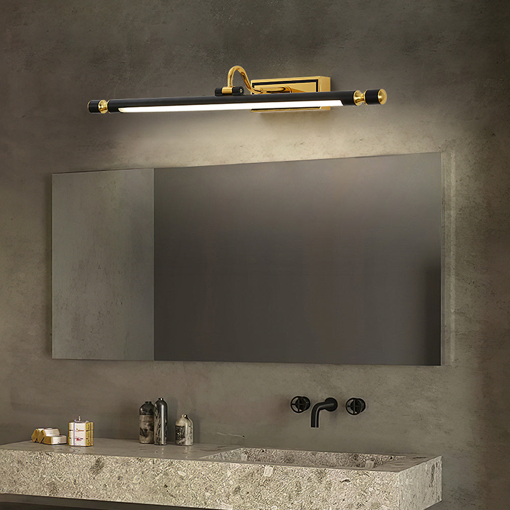 Luxury Black-Gold Mirror Lamp – LumoGold | Skanto