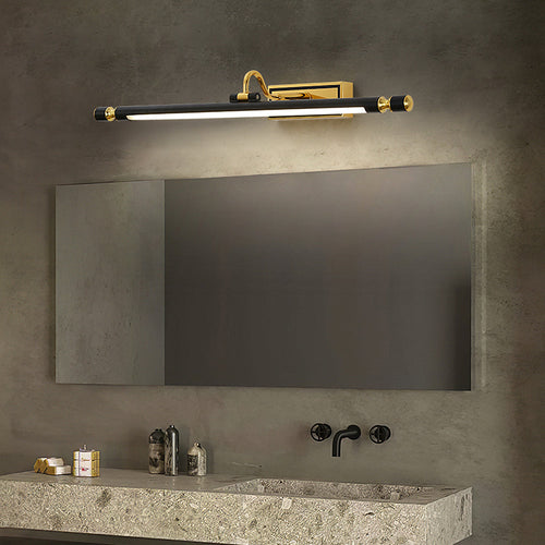 Luxury Black-Gold Mirror Lamp – LumoGold | Skanto