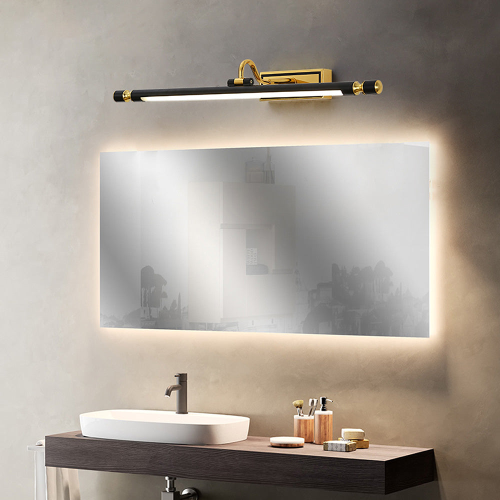 Luxury Black-Gold Mirror Lamp – LumoGold | Skanto