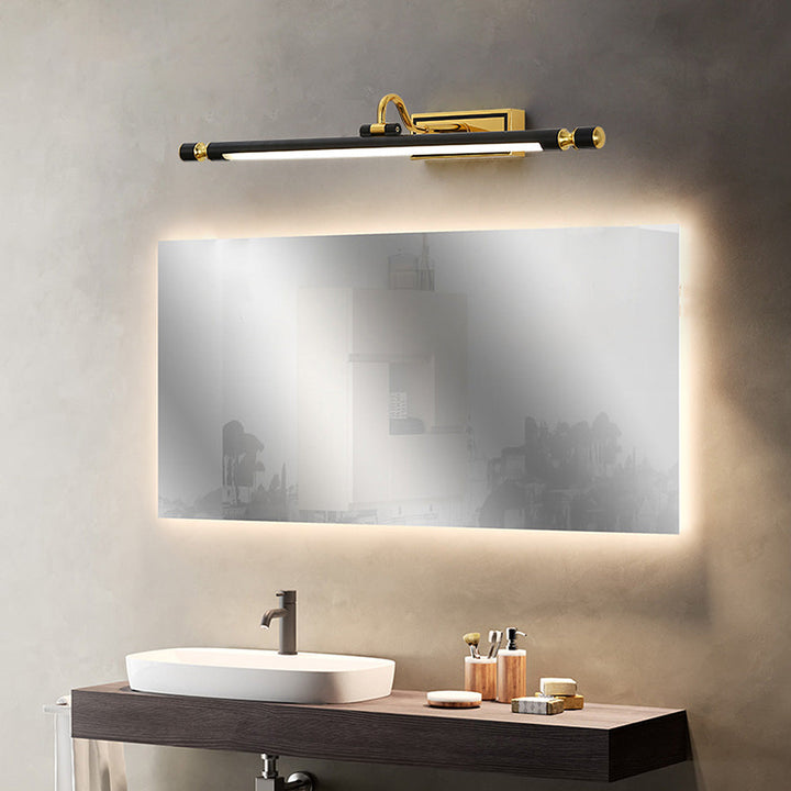 Luxury Black-Gold Mirror Lamp – LumoGold | Skanto