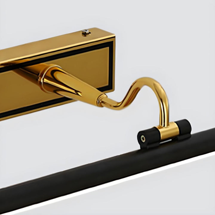 Luxury Black-Gold Mirror Lamp – LumoGold | Skanto