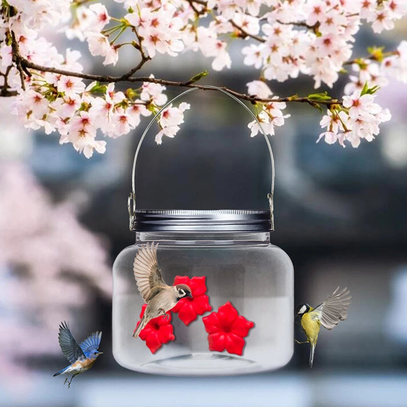 Skanto | Vakker Mason Jar Kolibri Fôrer
