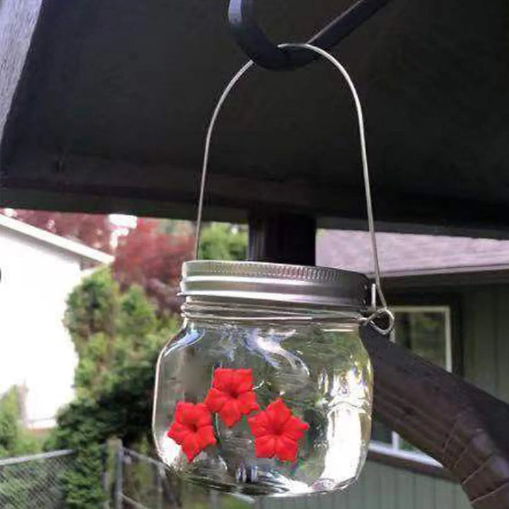 Skanto | Vakker Mason Jar Kolibri Fôrer