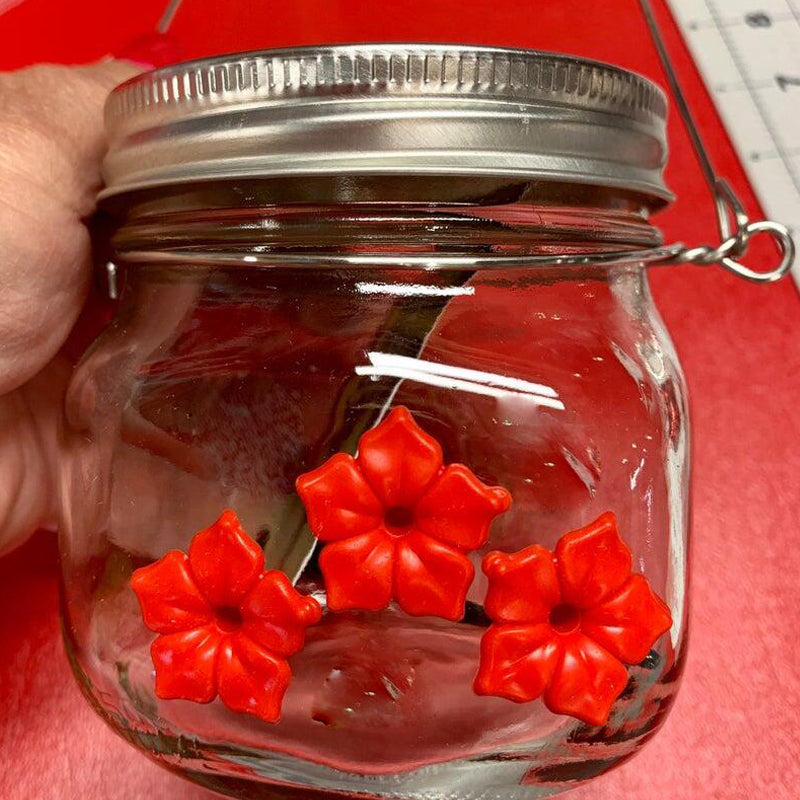 Skanto | Vakker Mason Jar Kolibri Fôrer