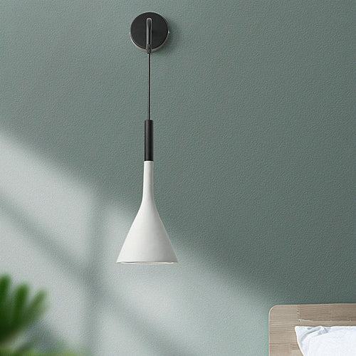 Skandinavisk bedside pendel vegglampe – Justerbar ledning | Skanto