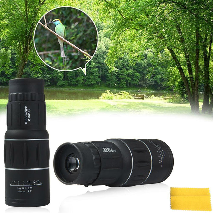 Skanto | 16 x 52 Dual Focus Monokular Kikkertscope Zoom Optisk Linse Kikkert