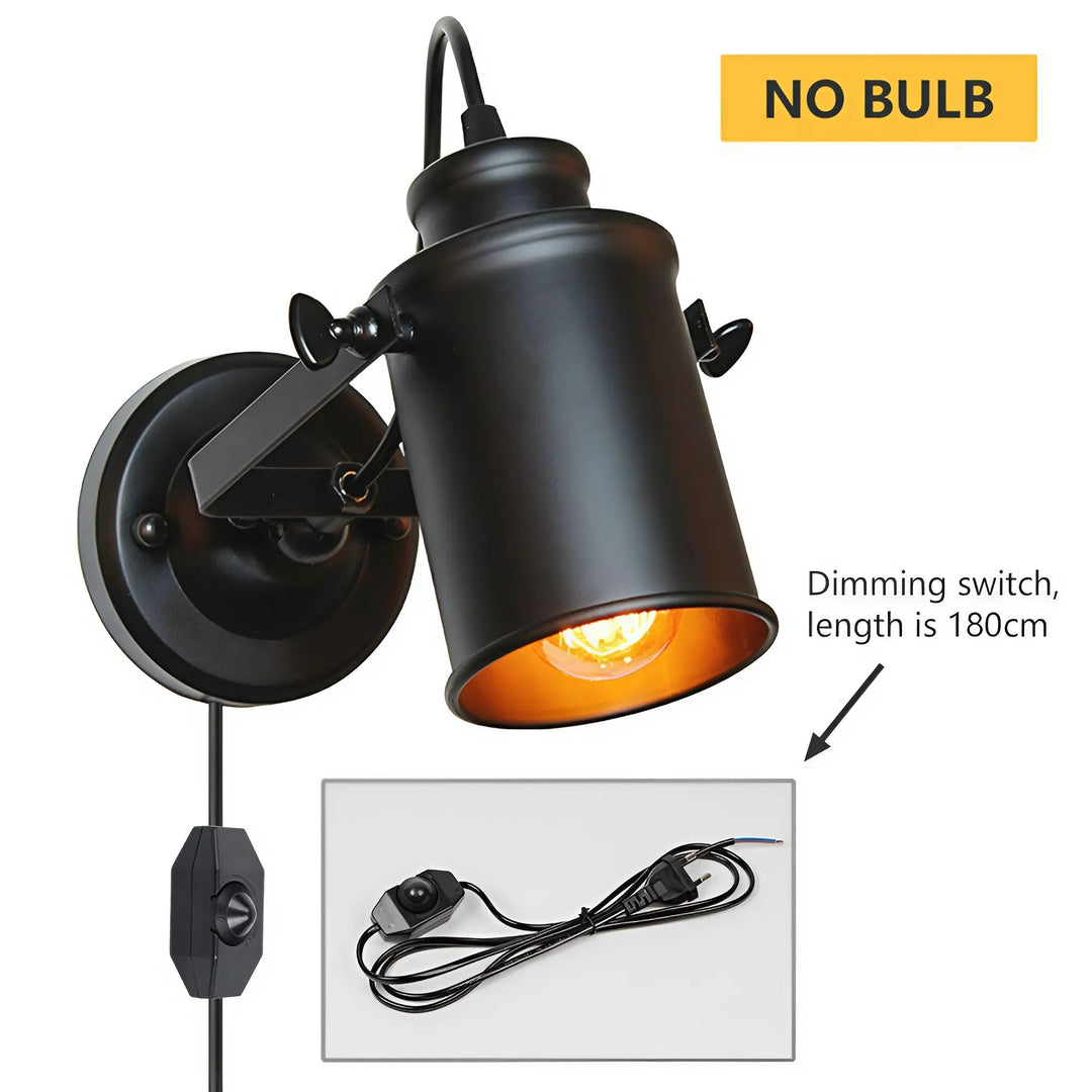 Skanto | Vintage Industriell Vegglampe