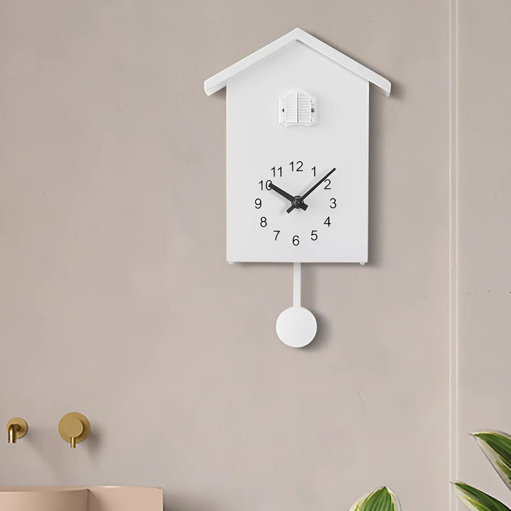 Moderne Kukkur Kvarts Veggklokke med Minimalistisk Design | Skanto