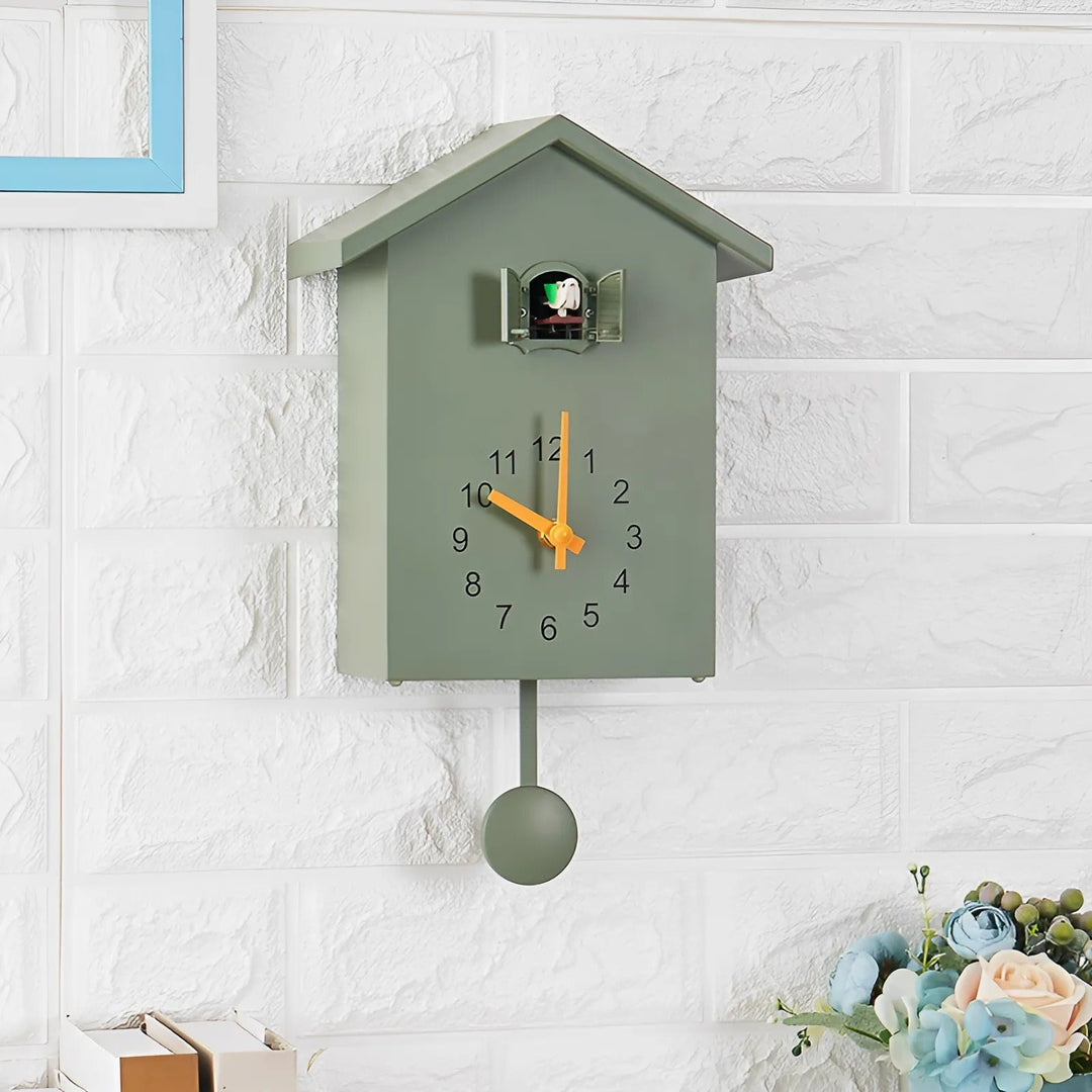 Moderne Kukkur Kvarts Veggklokke med Minimalistisk Design | Skanto