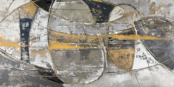 Store størrelser Samtids Urban Abstrakt Veggkunst Fin Kunst Lerretsutskrifter Nøytrale Farge Bilder For Moderne Leilighet Stue Hjem Kontor Kunst Dekor | Skanto