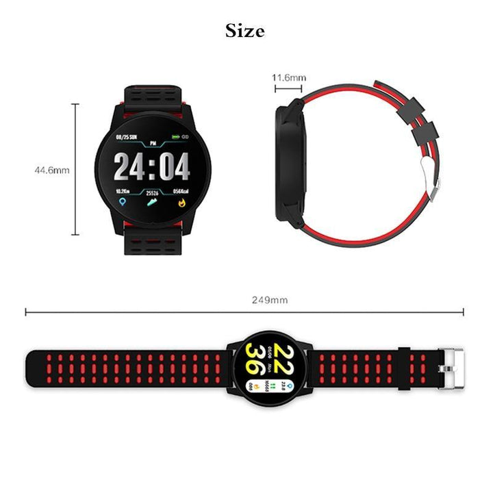 Skanto | Smartklokke Sport Menn Kvinner Puls Måler Blodtrykk Fitness Tracker Smartklokke GPS Sporelogio inteligente