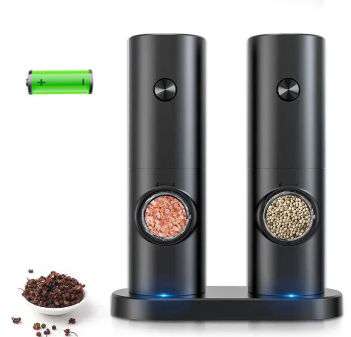 Skanto | GrindPro – Elektrisk pepper- og saltkvern med LED