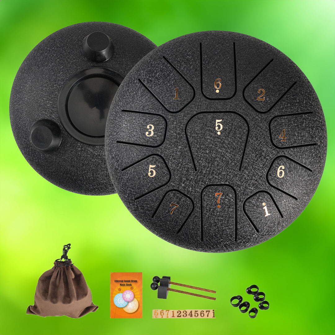 Skanto | Steel Tongue Drum - 6 Tommer med 11 Noter